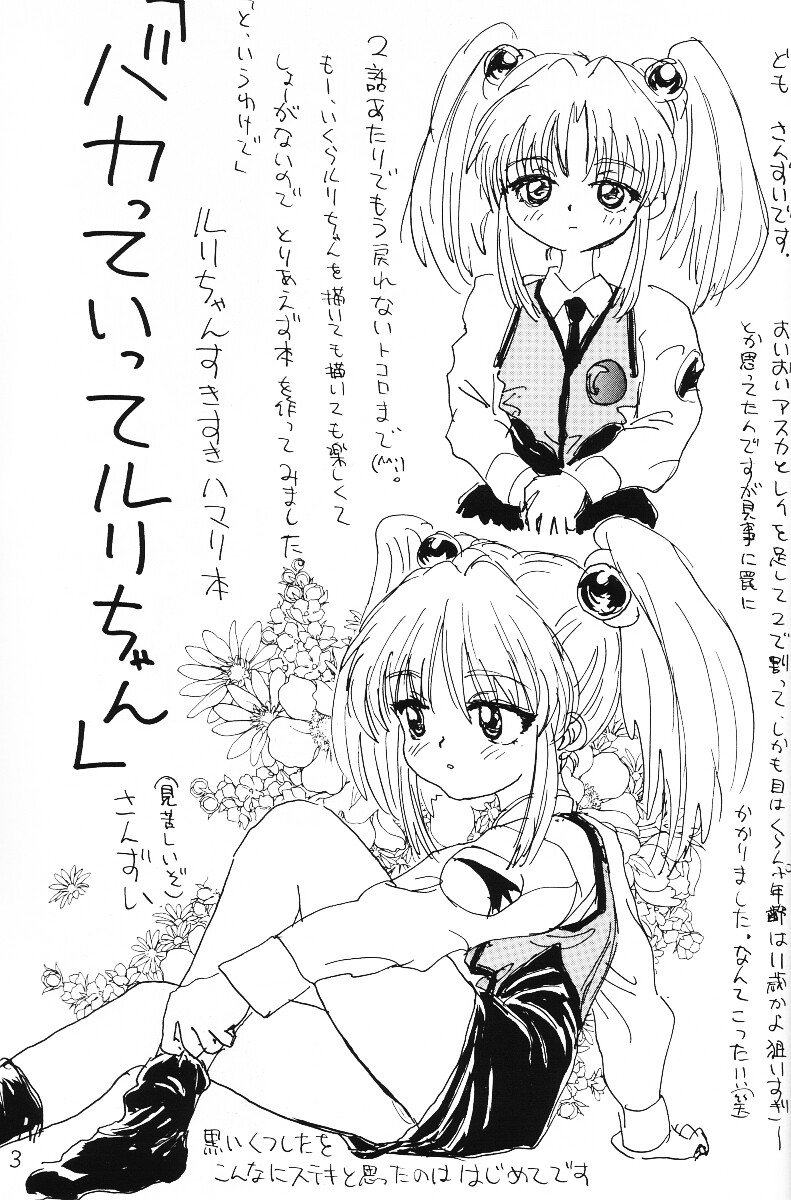 (CR20) [Sanketsushuu (Sanzui)] Bakatte Itte Ruri-chan (Martian Successor Nadesico) - Page 2