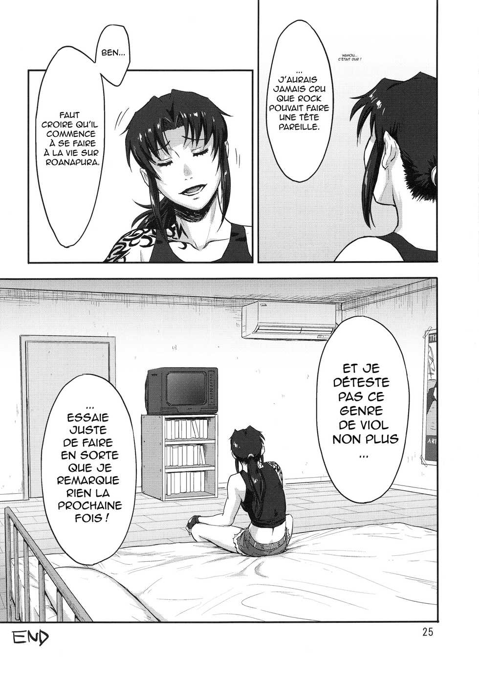 (C93) [AZASUKE WIND (AZASUKE)] Sleeping Revy (Black Lagoon) [French] [O-S] - Page 24