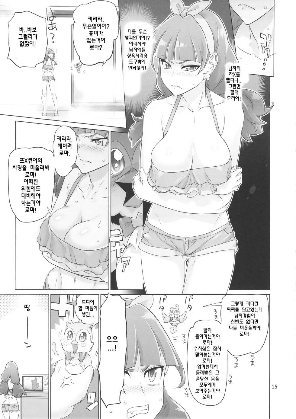 (C88) [Digital Accel Works (INAZUMA)] INAZUMA DEATHSTAR (Go! Princess PreCure) [Korean] - Page 15