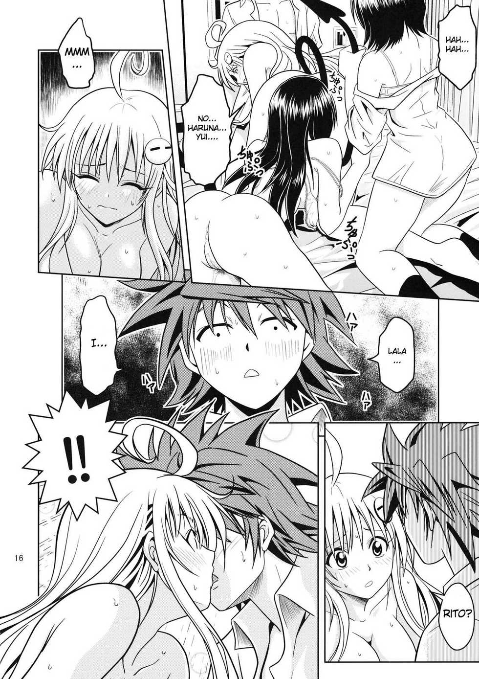 [Gangontou (Fukori)] Anoko-tachi ga Taihen na Koto ni Nattemasu 2 (To LOVE-Ru) [English] {doujin-moe.us} - Page 15