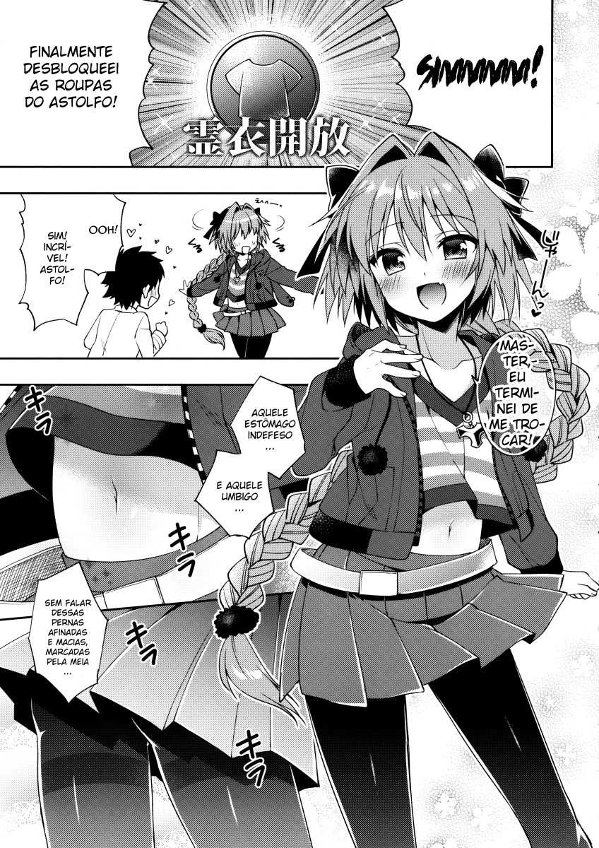 (COMIC1☆13) [R*kaffy (Aichi Shiho)] Master! Boku no Tights o Yabukanaide!! (Fate/Grand Order) [Portuguese-BR] - Page 4