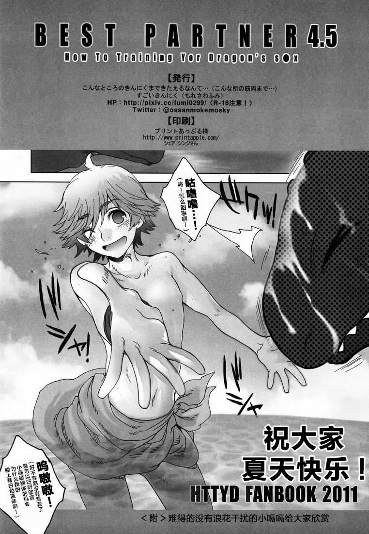 (C80) [Kon'na Tokoro no Kin'niku made Kitaeru nante... (Sugoi Kin'niku)] BEST PARTNER4.5 (How to Train Your Dragon) [Chinese] [逃亡者x新桥月白日语社汉化] - Page 17