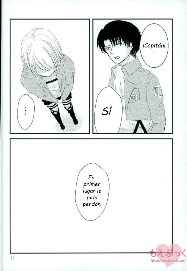 (Dai 2 Kai Hekigai Chousa Haku) [Cosmic Orange (Akino)] Consolation | Consuelo (Shingeki no Kyojin) [Spanish] [Mr. Nugget] - Page 13