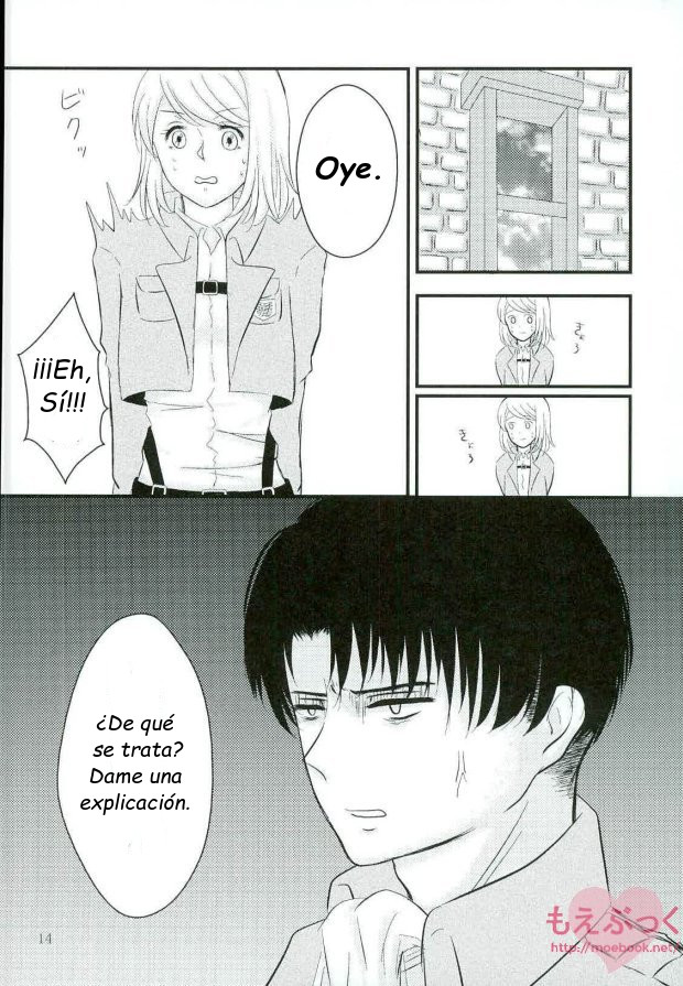 (Dai 2 Kai Hekigai Chousa Haku) [Cosmic Orange (Akino)] Consolation | Consuelo (Shingeki no Kyojin) [Spanish] [Mr. Nugget] - Page 15