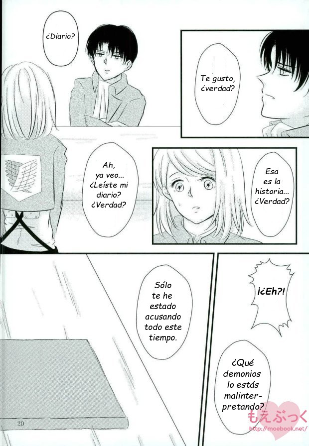 (Dai 2 Kai Hekigai Chousa Haku) [Cosmic Orange (Akino)] Consolation | Consuelo (Shingeki no Kyojin) [Spanish] [Mr. Nugget] - Page 21