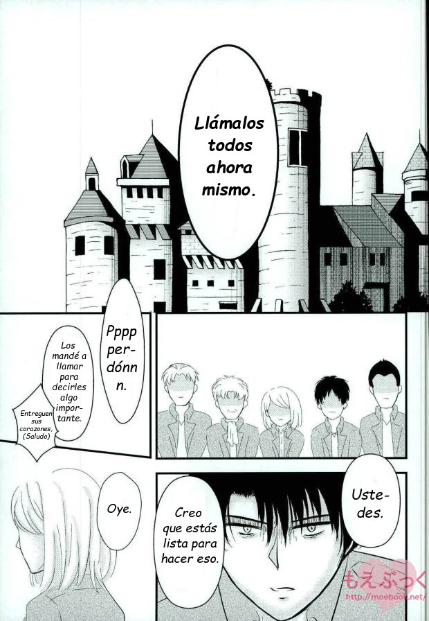 (Dai 2 Kai Hekigai Chousa Haku) [Cosmic Orange (Akino)] Consolation | Consuelo (Shingeki no Kyojin) [Spanish] [Mr. Nugget] - Page 24