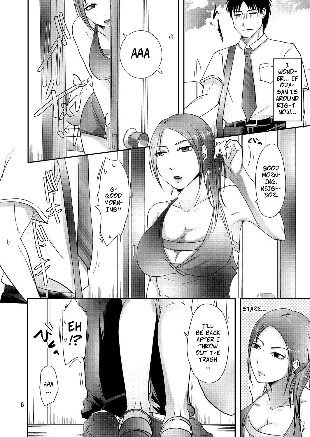 [TTSY (Kurogane Satsuki)] Otonari-san to Korette...Enkou Seikatsu!? - With My Neighbor 2 Compensated... Living!? [English] - Page 5