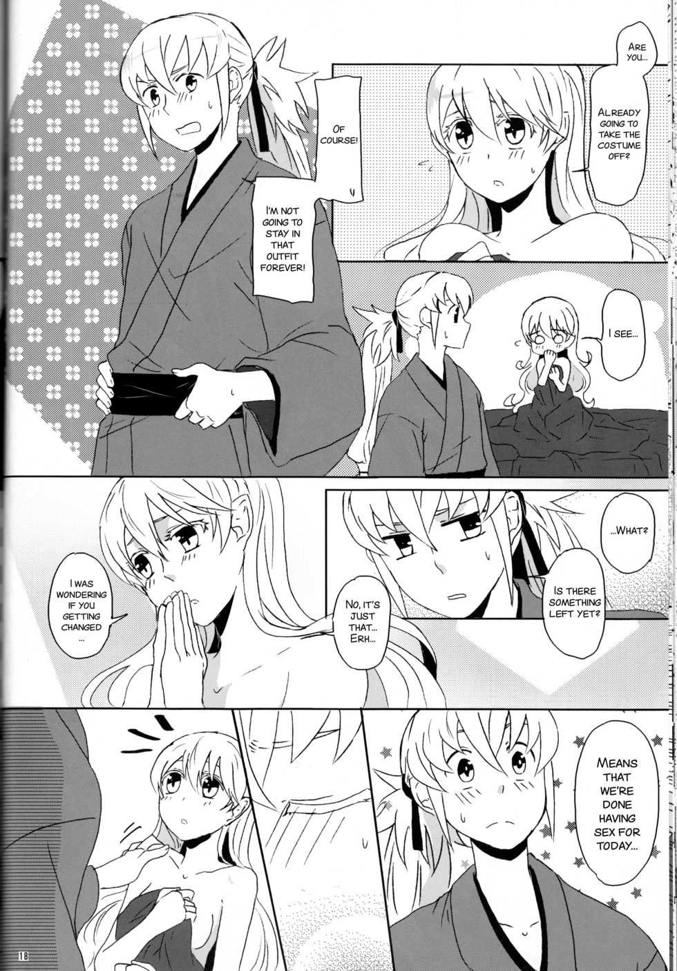 (HaruCC21) [Kabutomushi (Ijiro Suika)] Boku datte Otoko nanda!! (Fire Emblem if) [English] [SMDC] - Page 19