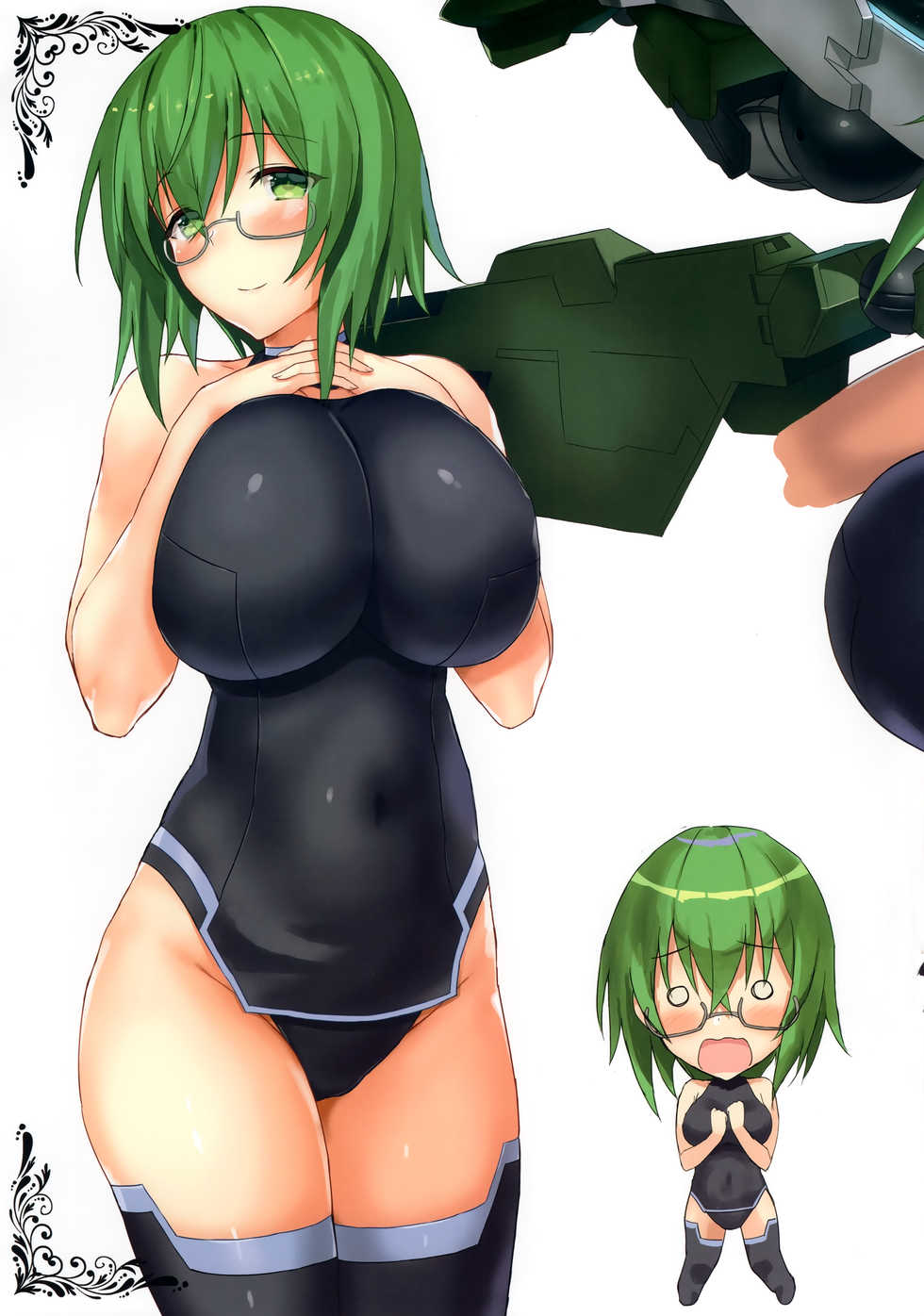 (C96) [Shibayukiya (Shibayuki)] Megane Kyonyuu ga Suki! (To LOVE-Ru, IS <Infinite Stratos>, Queen's Blade) - Page 6