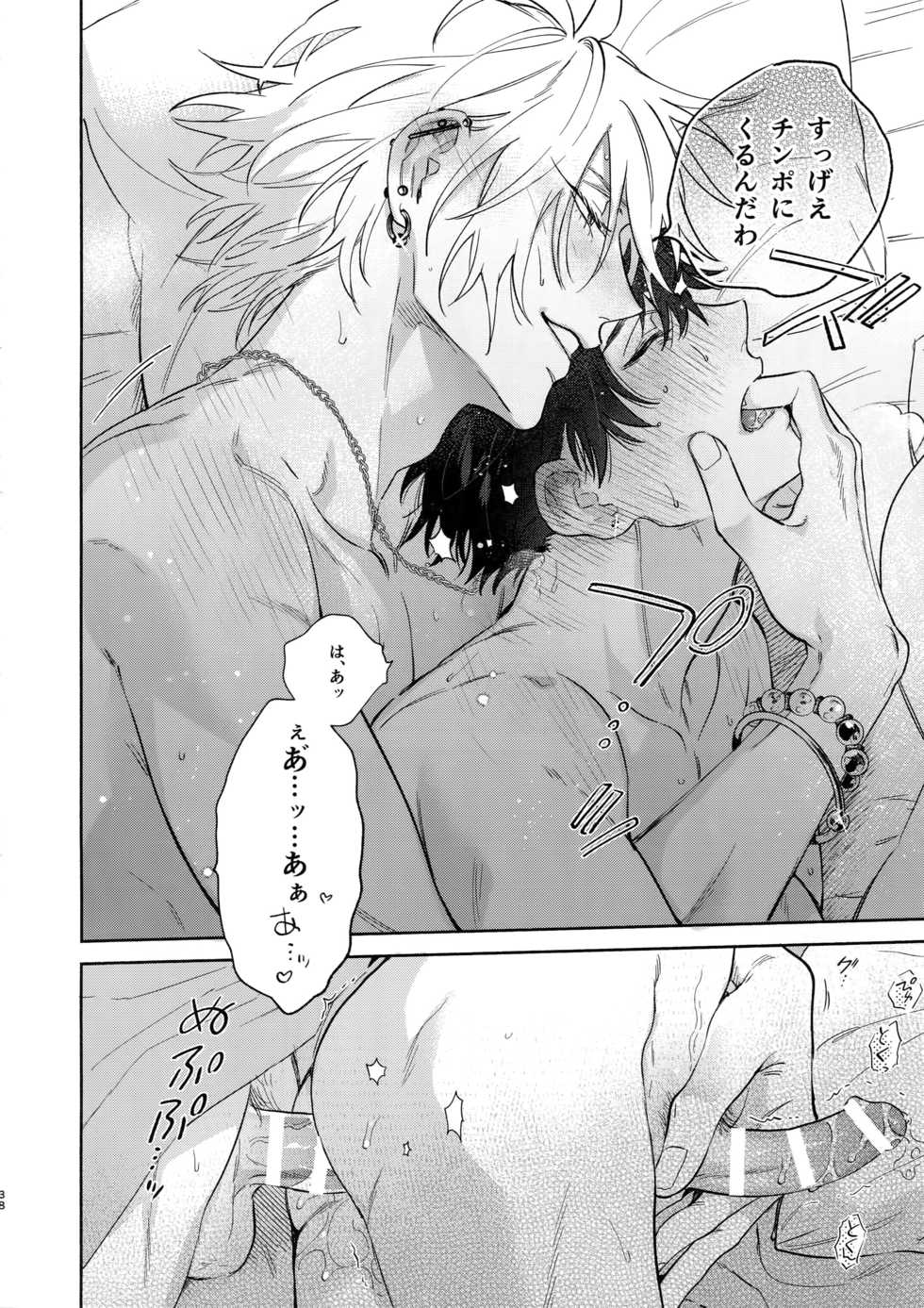 (Crazy Lyric Battle 4) [mesuchanghonpo (onna)] Never ending journey (Hypnosis Mic) - Page 37