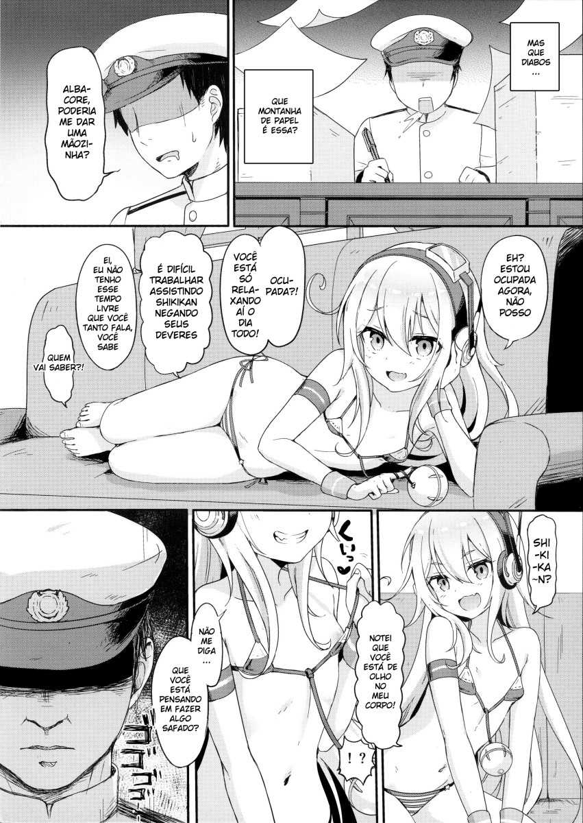 (C96) [Wasabi Mochi (Momosawa)] Doki Doki Surprise (Azur Lane) [Portuguese-BR] - Page 3