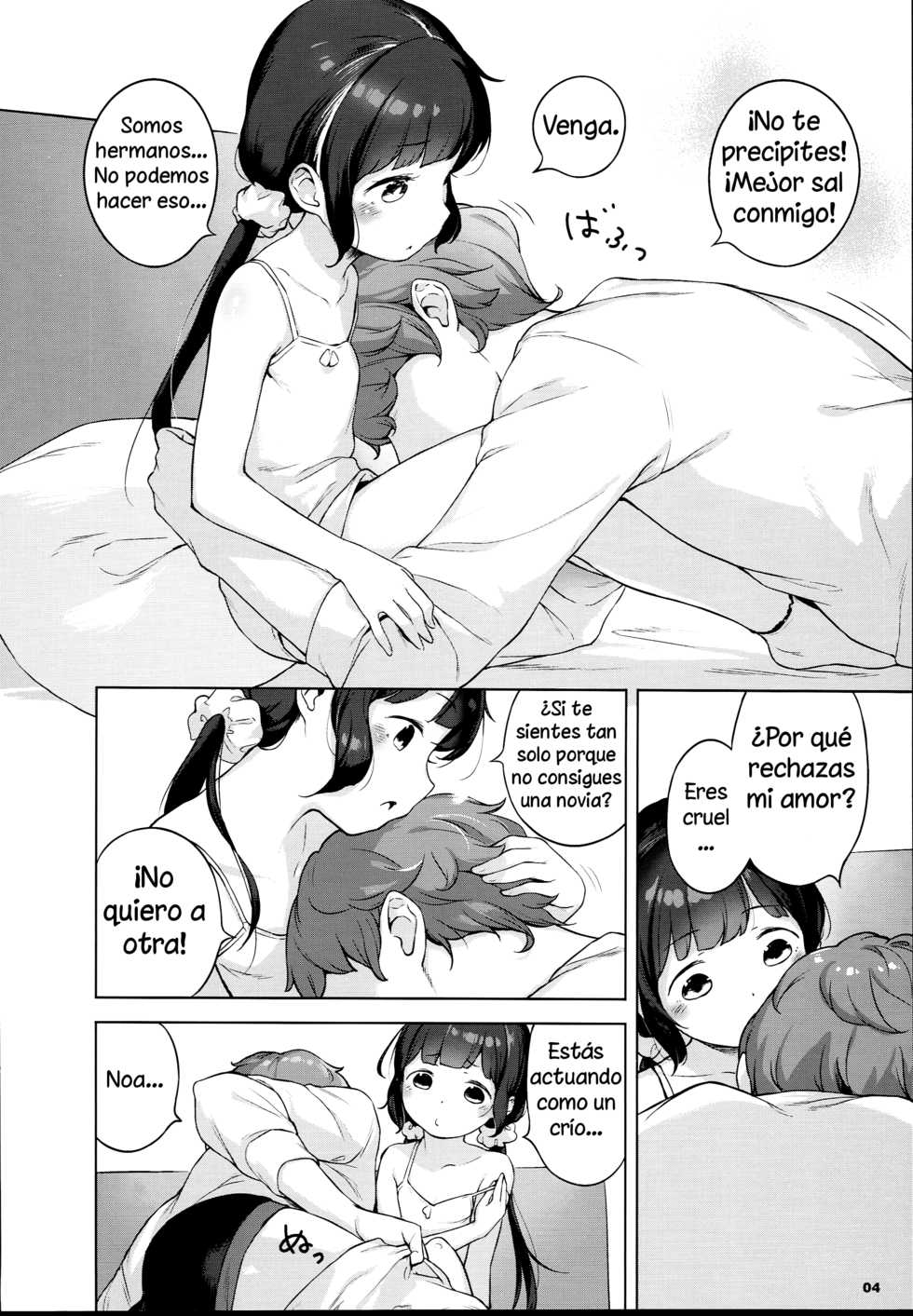 (C93) [Mothman (henreader)] Imouto ni Kareshi ga Dekita toka Chotto Imi ga Wakaranai desu. | ¿Cómo que mi hermana pequeña ya tiene novio? [Spanish] [Solarismaximum] - Page 3