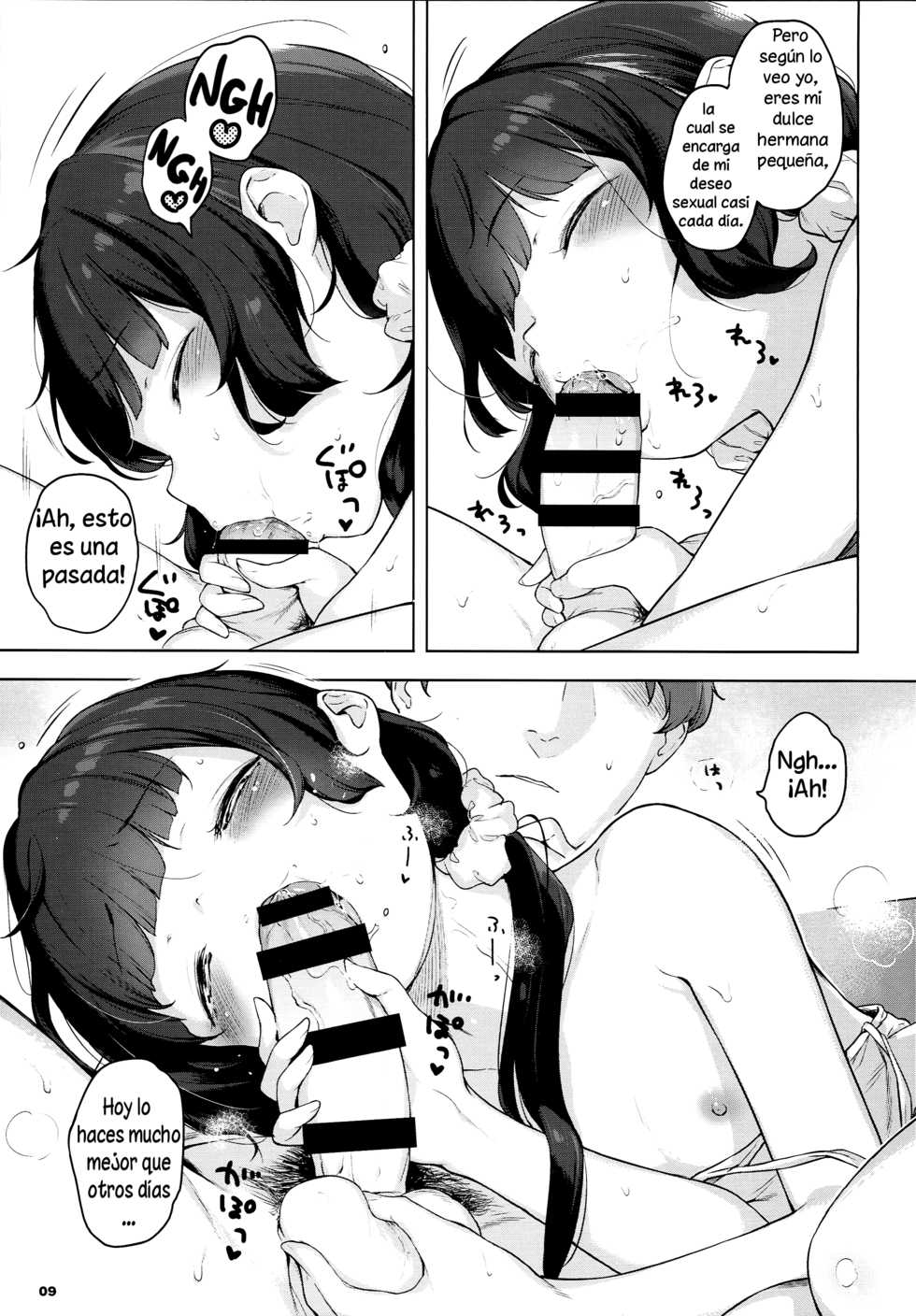 (C93) [Mothman (henreader)] Imouto ni Kareshi ga Dekita toka Chotto Imi ga Wakaranai desu. | ¿Cómo que mi hermana pequeña ya tiene novio? [Spanish] [Solarismaximum] - Page 8