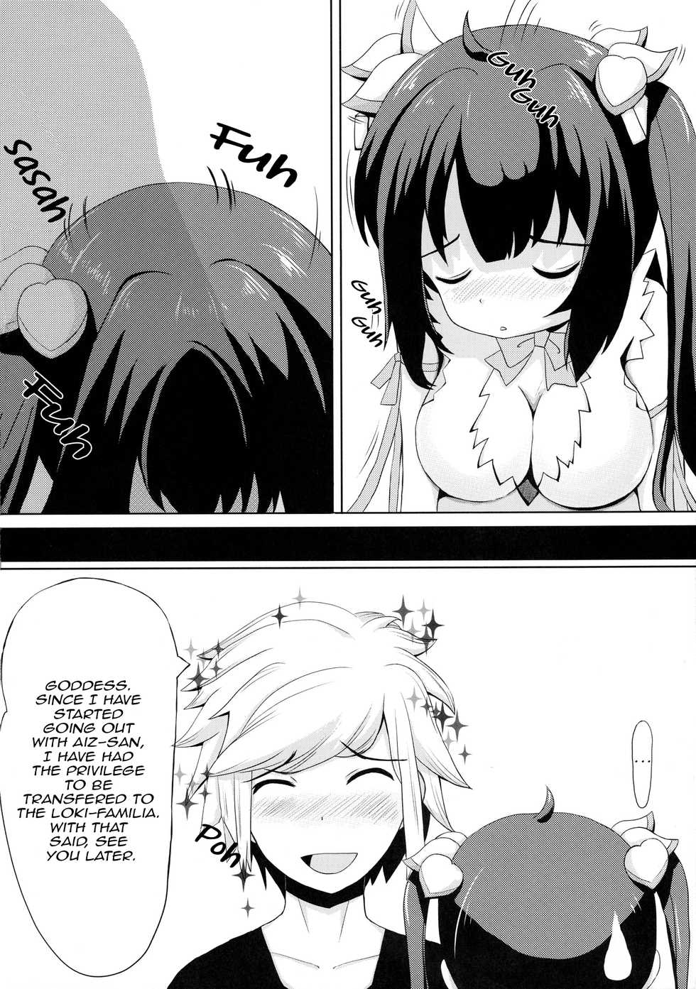 (C88) [Neko☆Tanteidan Peach (Midorino Haru)] Hestia x Aiz (Dungeon ni Deai o Motomeru no wa Machigatteiru Darou ka) [English] [EHCOVE] - Page 4