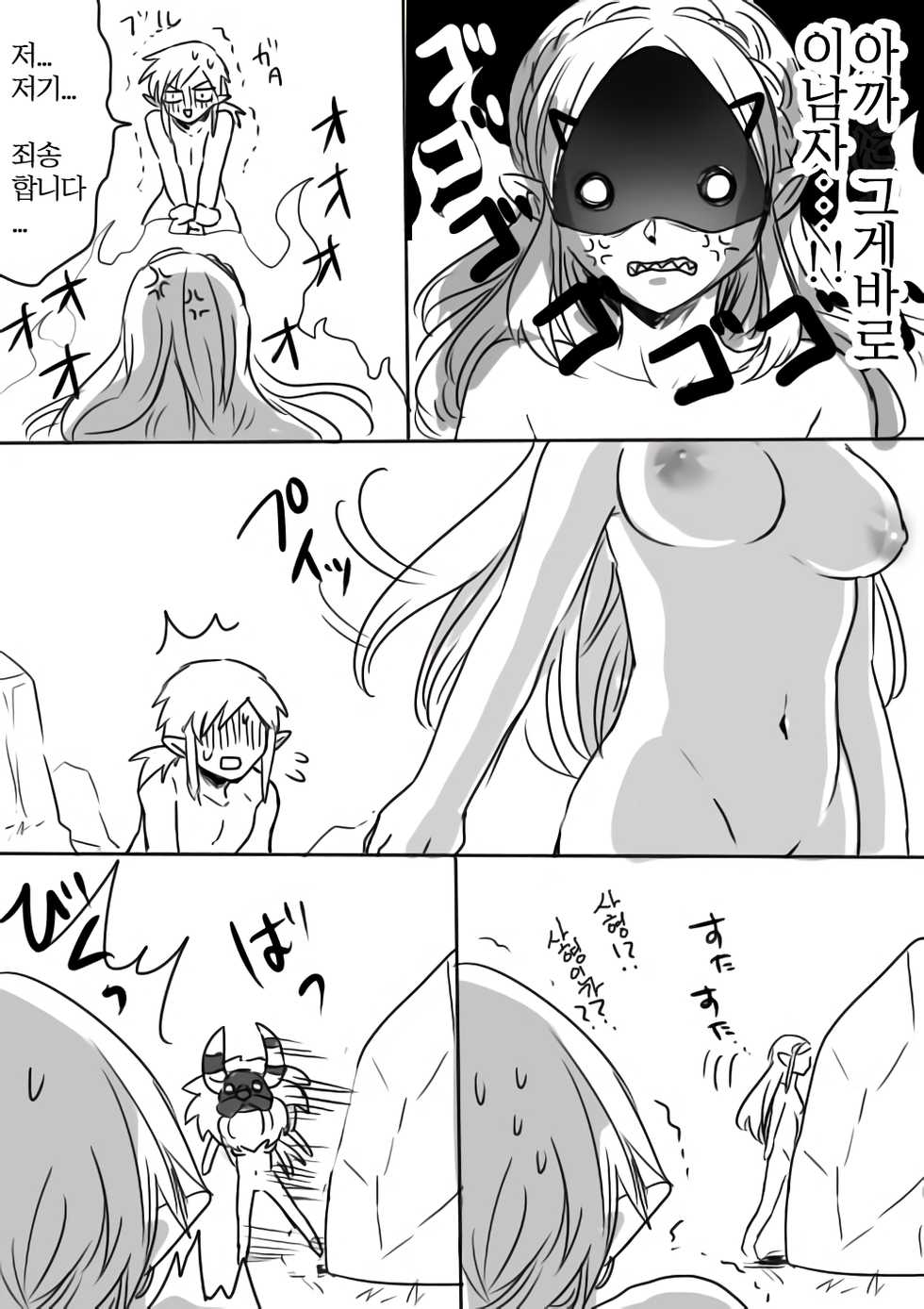 [Wasabi] Link to Zelda no Shoshinsha ni Yasashii Sex Nyuumon | 링크와 젤다의 초심자에게 상냥한 섹스입문 (The Legend of Zelda: Breath of the Wild) [Korean] - Page 16