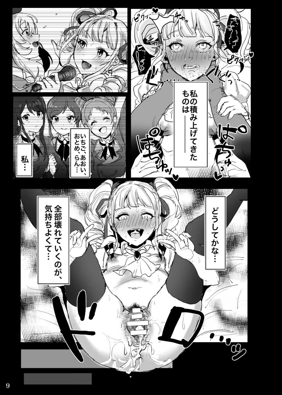 [Mozukusuo Shinjiro (Inmou Choregi Salad (mosu))] Toudou Yurika Onahole Keikaku (Aikatsu!) [Digital] - Page 10