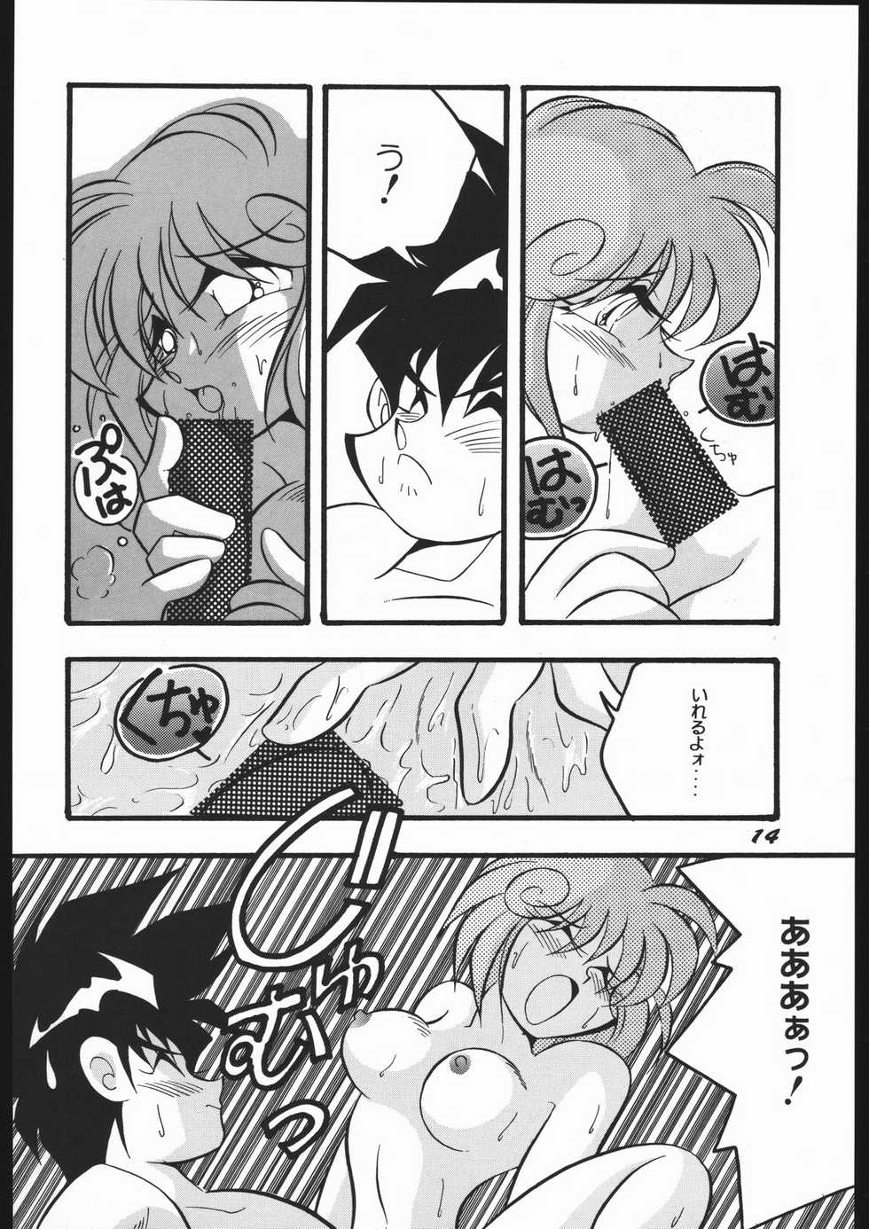 (SUPER3) [Y.M. Sensha (Yoshida Yoshimi, Matsumoto Himiko, Yukawa Mario)] Bessatsu Super Adult Book Mitsurin Kajuu β (Various) - Page 14