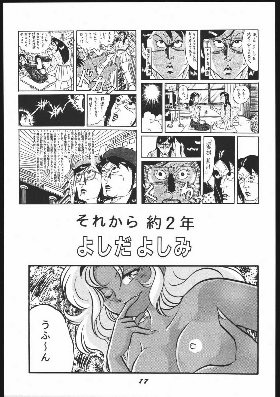 (SUPER3) [Y.M. Sensha (Yoshida Yoshimi, Matsumoto Himiko, Yukawa Mario)] Bessatsu Super Adult Book Mitsurin Kajuu β (Various) - Page 17