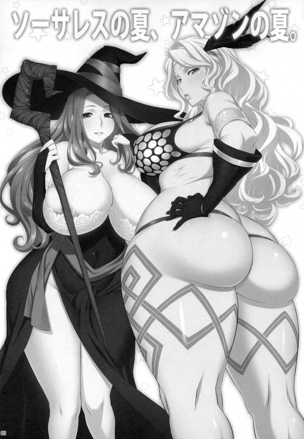 (C80) [OZONE (Marumiya)] Sorceress no Natsu, Amazon no Natsu. (Dragon's Crown) - Page 2