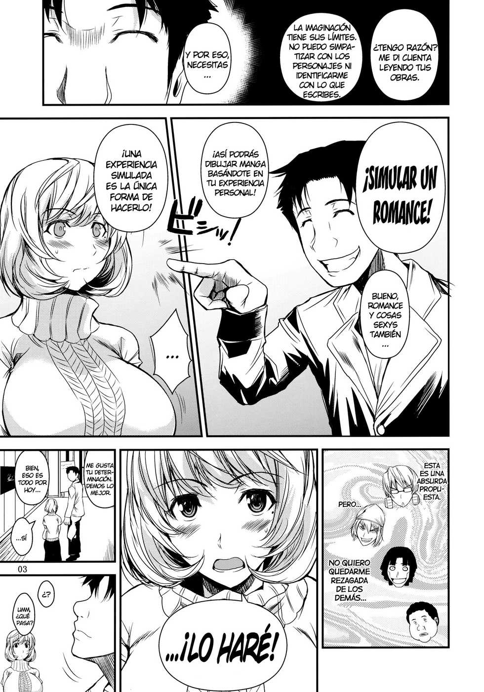 (C81) [Shoot The Moon (Fuetakishi)] AOMAN (BAKUMAN) [Spanish][NTINFS] - Page 4