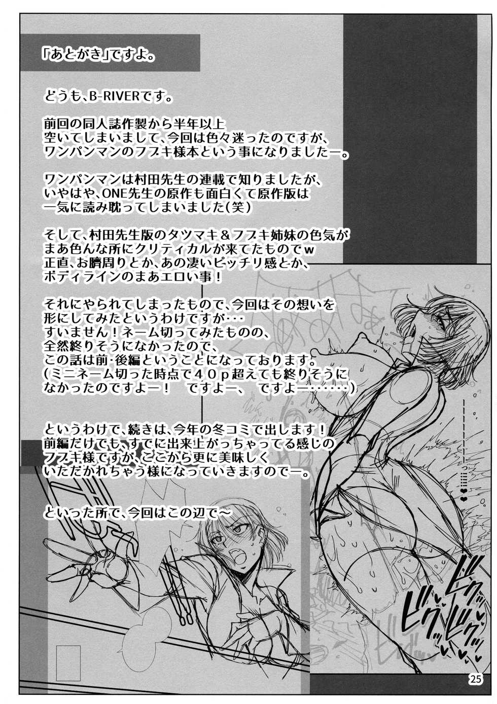 (C96) [H.B (B-RIVER)] Fubuki Ranshin -Zenpen- (One Punch Man) - Page 25