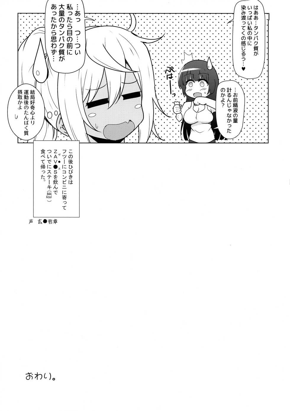 (Futaket 15.5) [C.R's NEST (C.R)] Futanari Nan Gallon Daseru? - How Dany Gallons Does Her Semen Comes Out? (Dumbbell Nan Kilo Moteru?) - Page 17