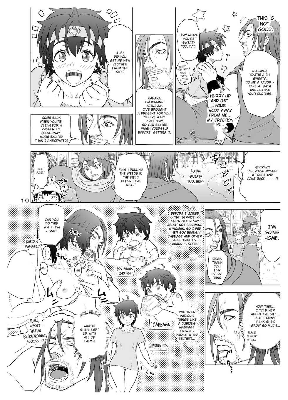 [Mandrill (Arimura Ario)] Datte Otoko wa Kedamono da mono Dai 1-wa Otou-san wa Ookami-san? [English] [CrowKarasu] - Page 10