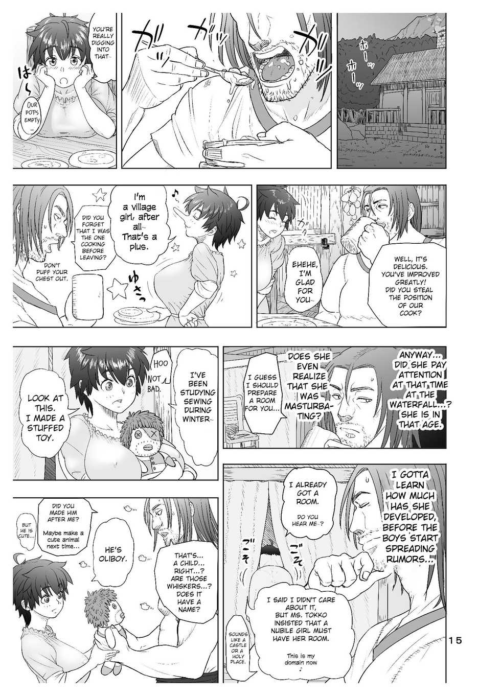 [Mandrill (Arimura Ario)] Datte Otoko wa Kedamono da mono Dai 1-wa Otou-san wa Ookami-san? [English] [CrowKarasu] - Page 15