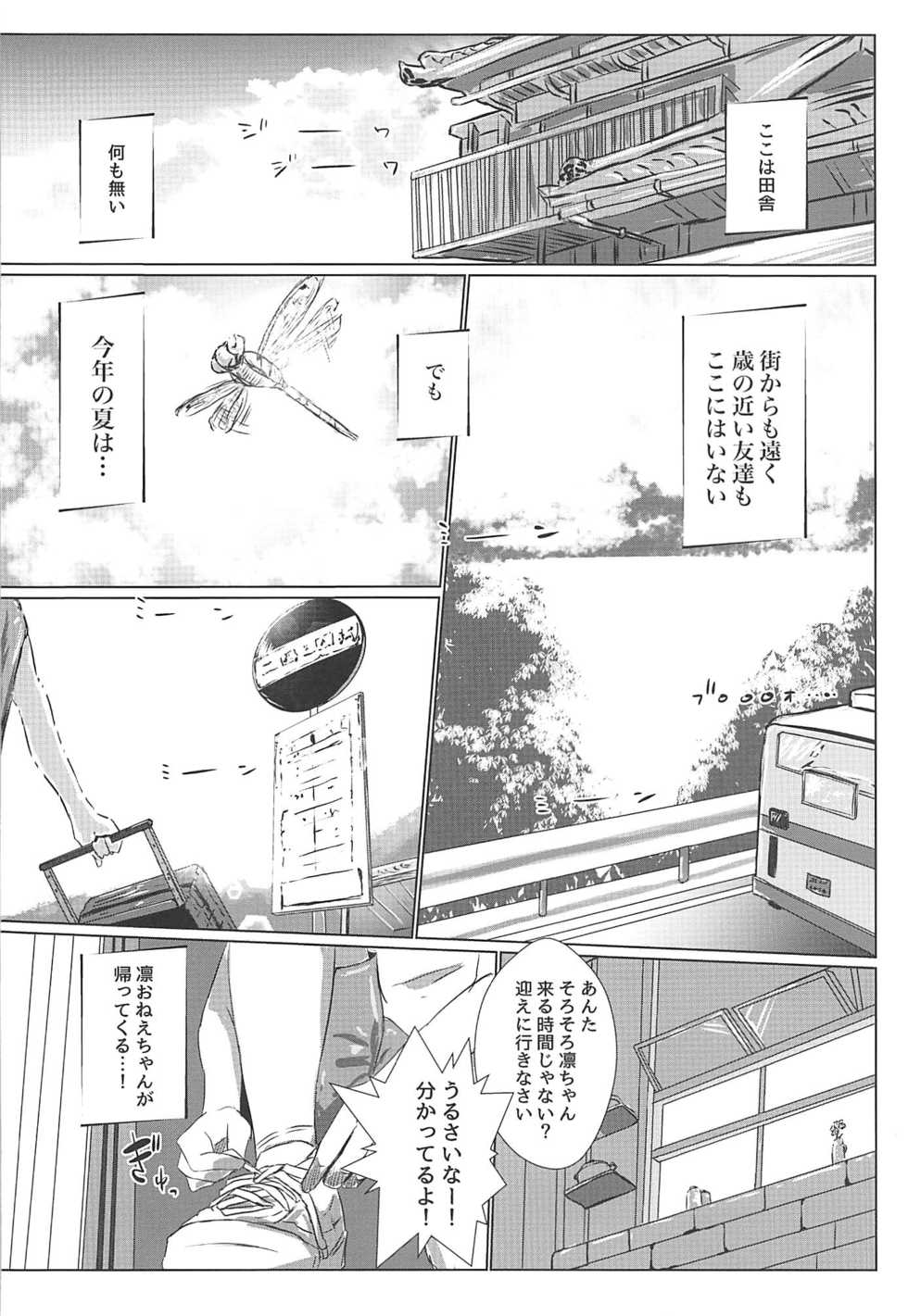 (Oshaberi Ch 2) [Coffee Youjo (Memeno Kei)] Shizu Shota ~Boku no Natsuyasumi~ (Shizuka Rin) - Page 3