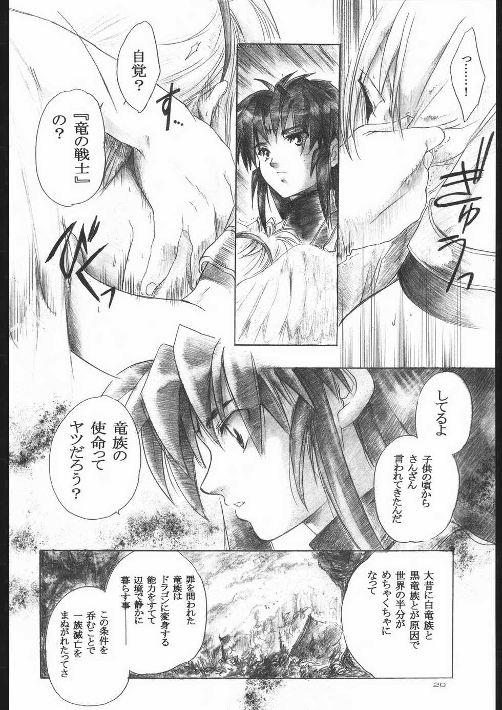 (C63) [Toko-ya (Kitoen)] Side:RYU - Ryuu no Me no Fuukei ~ third (Breath Of Fire) - Page 19