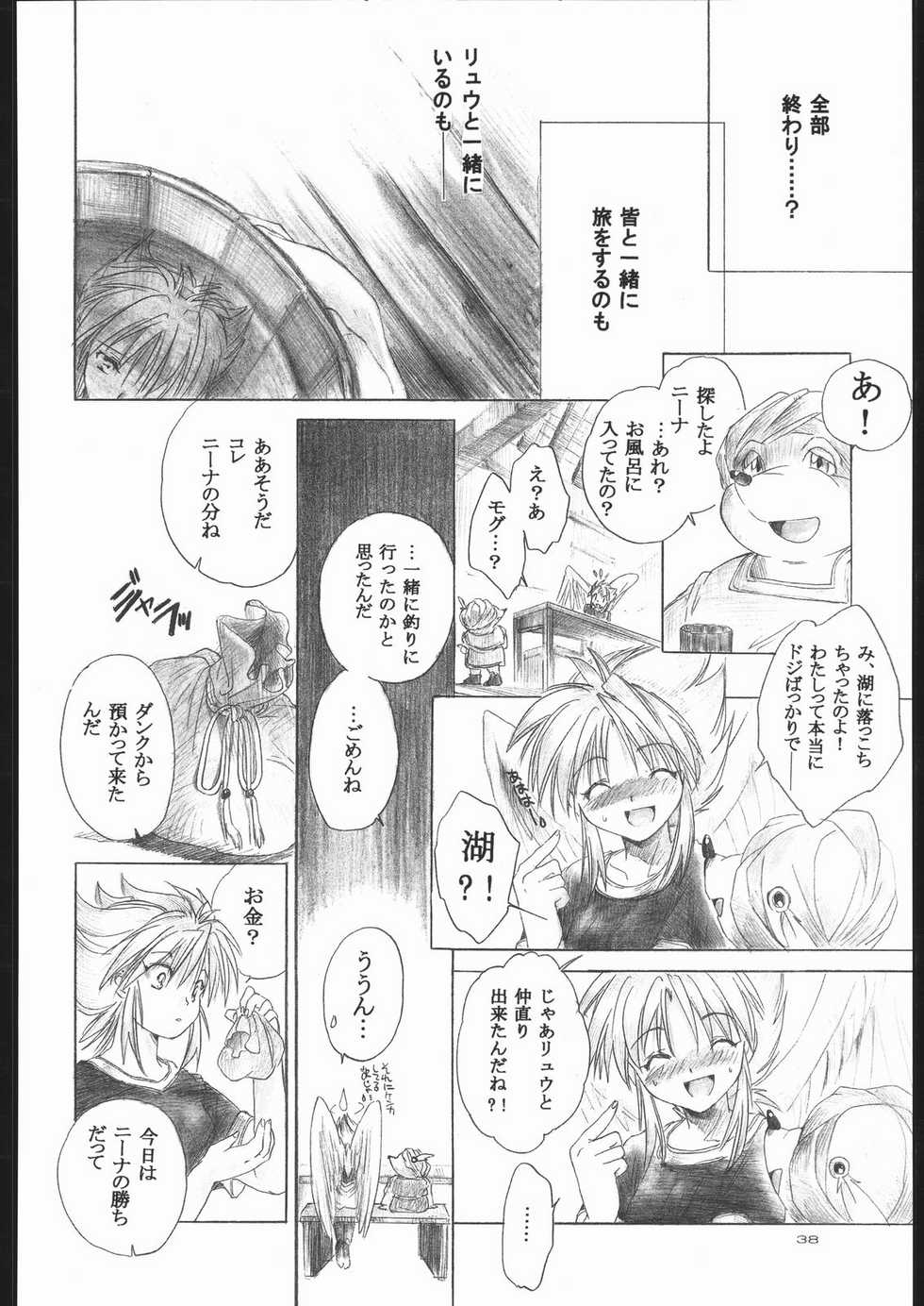 (C63) [Toko-ya (Kitoen)] Side:RYU - Ryuu no Me no Fuukei ~ third (Breath Of Fire) - Page 37