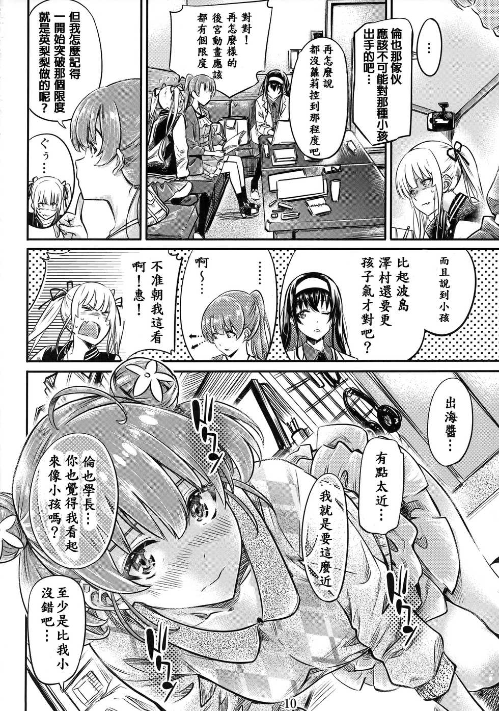 (COMIC1☆15) [MARUTA Production (MARUTA)] Saenai Heroine Series Vol. 6 Saenai Kouhai Shoujo no Sodachikata (Saenai Heroine no Sodatekata) [Chinese] - Page 9