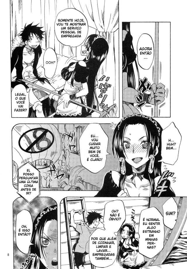 (C82) [Kurione-sha (YU-RI)] Gohoushi Jotei (One Piece) [Portuguese-BR] [DiegoVPR] - Page 6