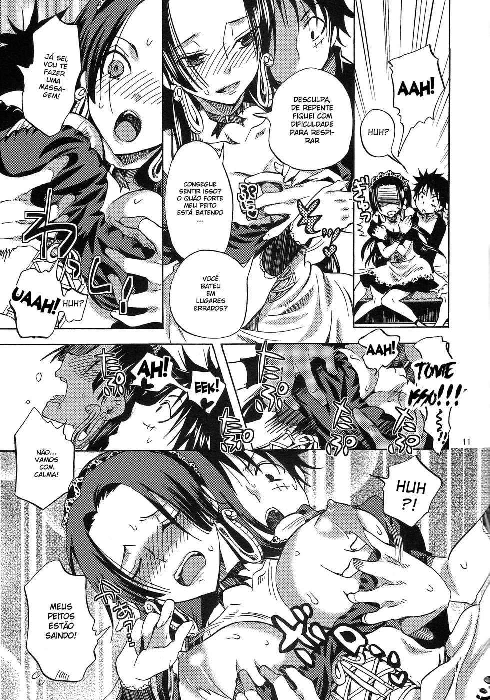 (C82) [Kurione-sha (YU-RI)] Gohoushi Jotei (One Piece) [Portuguese-BR] [DiegoVPR] - Page 9