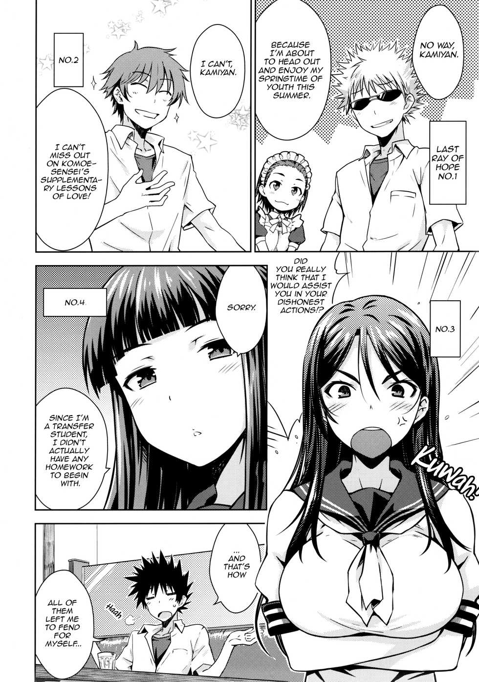 (C92) [Aspergillus (Okara)] Natsuyasumi no Shukudai | Summer homework (Toaru Kagaku no Railgun) [English] [EHCOVE] - Page 5