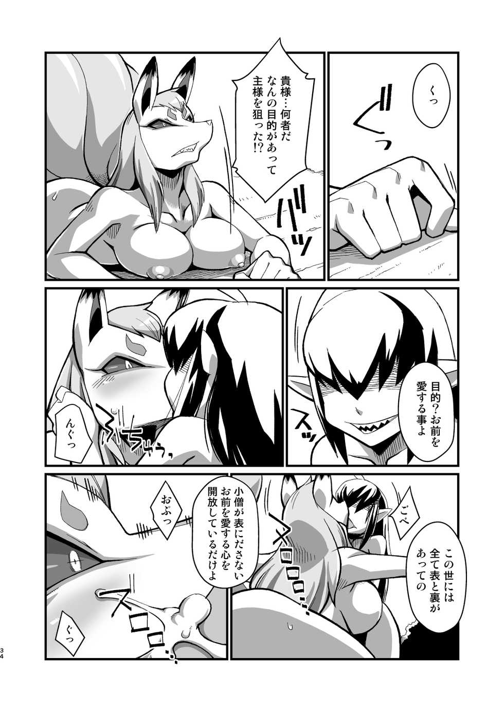 [Tengai Aku Juumonji (Akuno Toujou, Nezumin)] Ore no Natsu 2019 (Youkai Watch) [Digital] - Page 34