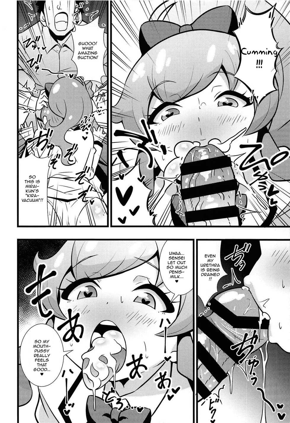 (Prism Jump 25) [Circle Tokomaya (Tokomaya Keita)] Momoyaman Ii Toshi shita Otona ga Chouzetsu Tech no Oshiego ni Nasusube mo Naku Shiboritorarete Haiboku Sunzen! (Kiratto Pri Chan) [English] - Page 7