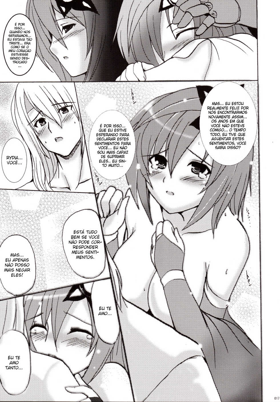 (C73) [YO-METDO (Yasakani An)] Koi shite Ii desu tomo (Final Fantasy IV) [Portuguese-BR] [Nonono Fansub] - Page 16