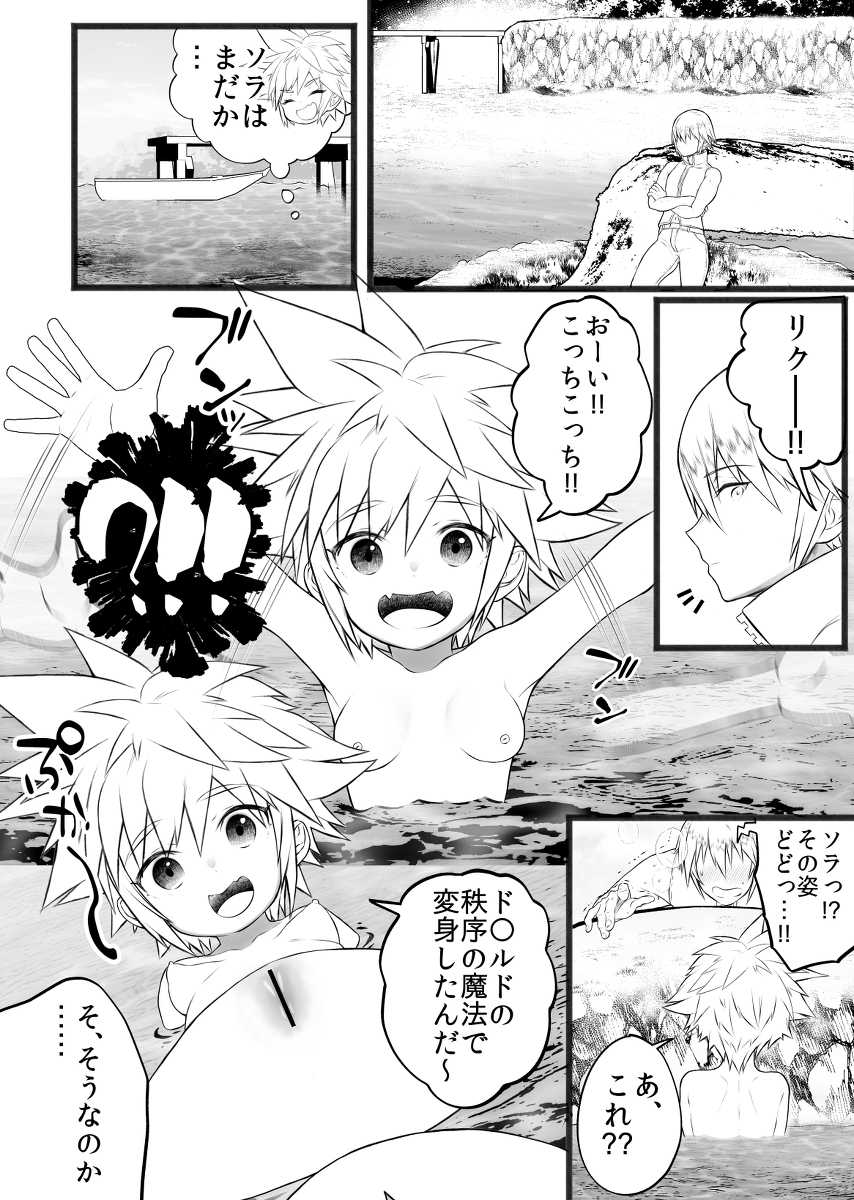 [4-Nichi-me nishi-ra 01 a] [45-Mai] KH Sora TS matome  (kingdom hearts] - Page 2