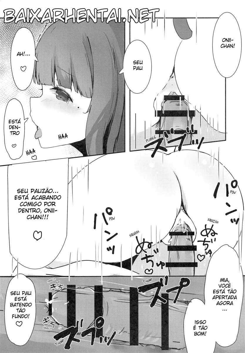 (C95) [PoyoPoyoSky (Saeki Sola)] Onii-chan Nekomimi wa Osuki desu ka? [Portuguese-BR] - Page 10