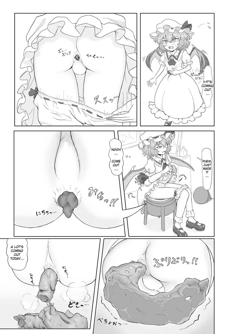 [HORIC WORKS Shuppan Jigyoubu Shiodome project (Selenium)] Akuma no Yakata no Omaru Jijou | The Toilet situation of the Devils Mansion (Touhou Scatology Goudoushi "Benjo!!!!!!!!") (Touhou Project) [English] [RogueRosemary] [Digital] - Page 7