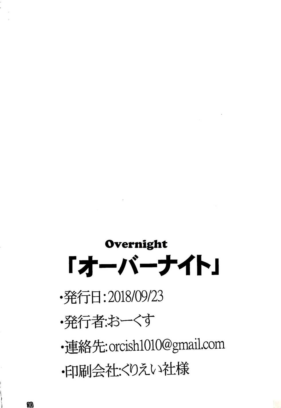 (Kansai! Kemoket 7) [Yuutopia (Oaks)] Overnight - Page 29