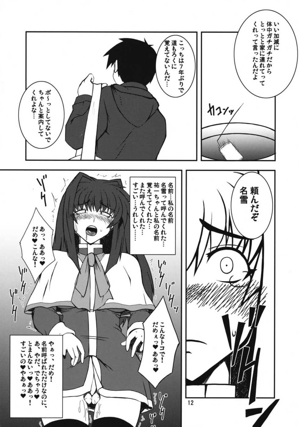 (COMIC1☆3) [Hanjuku Yude Tamago (Canadazin)] Kyouki Vol. 3-5 Remake Ver. (Kanon) - Page 11