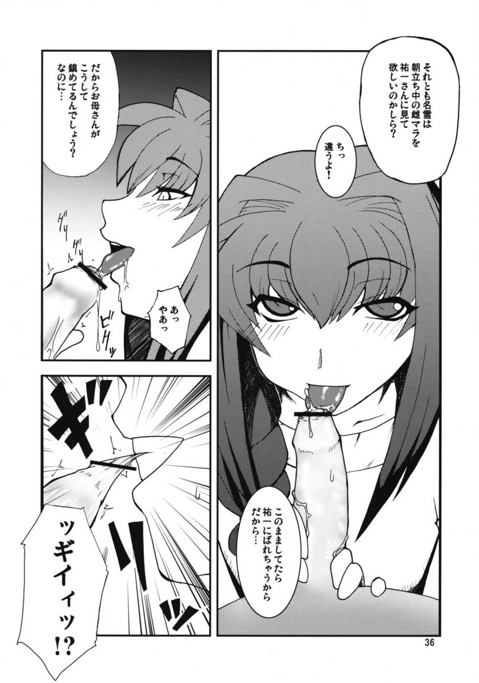 (COMIC1☆3) [Hanjuku Yude Tamago (Canadazin)] Kyouki Vol. 3-5 Remake Ver. (Kanon) - Page 35