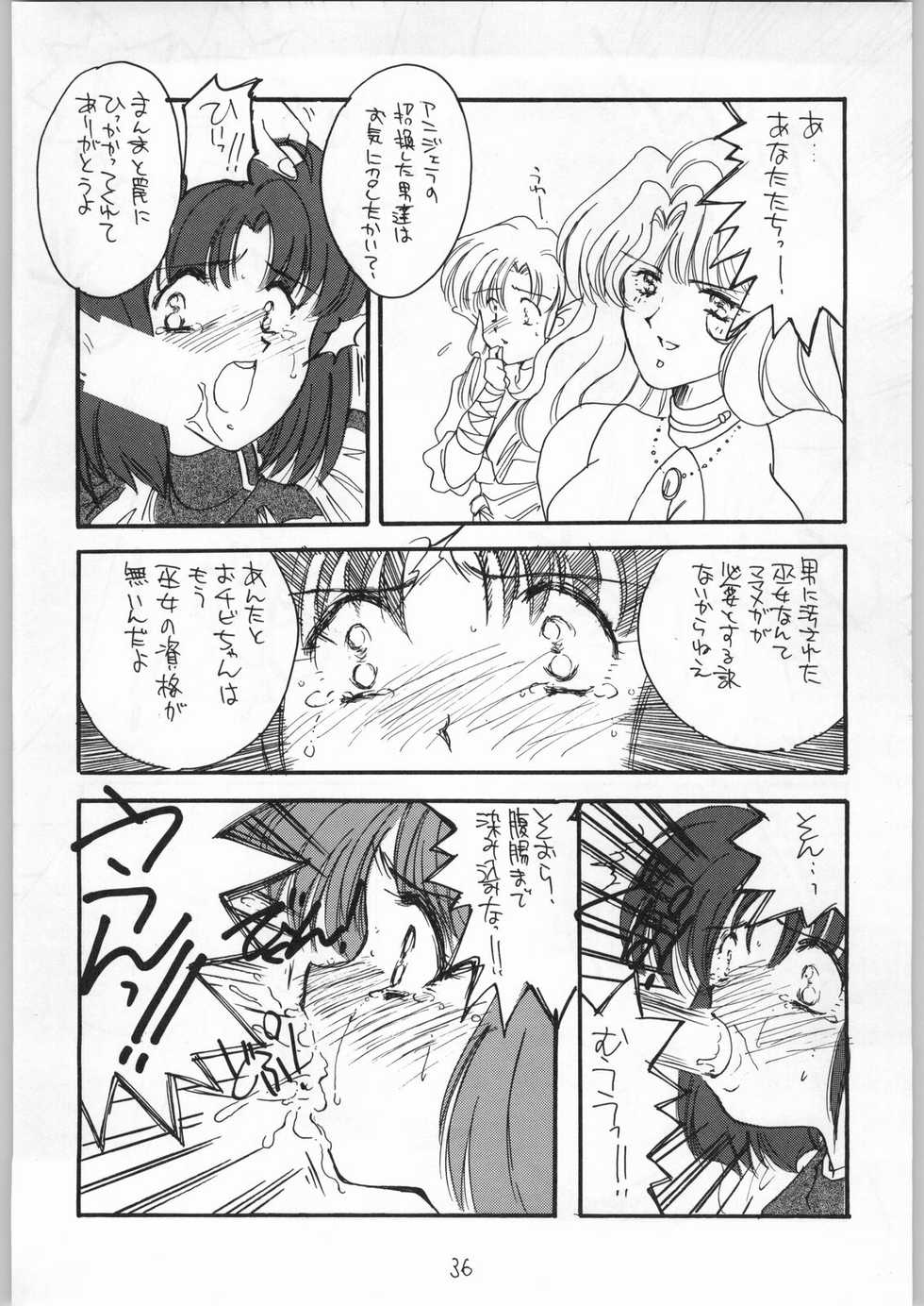 (C48) [Cafeteria Watermelon (Various)] GIRL IN THE BOX 2 (Tonde Buurin, Magic Knight Rayearth, Wedding Peach) - Page 35