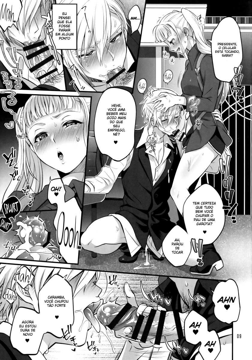 (C96) [Temparing (Tokimachi Eisei)] Otona ni Natte mo Kawarazu Futanari Elle ni Furimawasareru! (Tales of Xillia 2) [Portuguese-BR] - Page 8