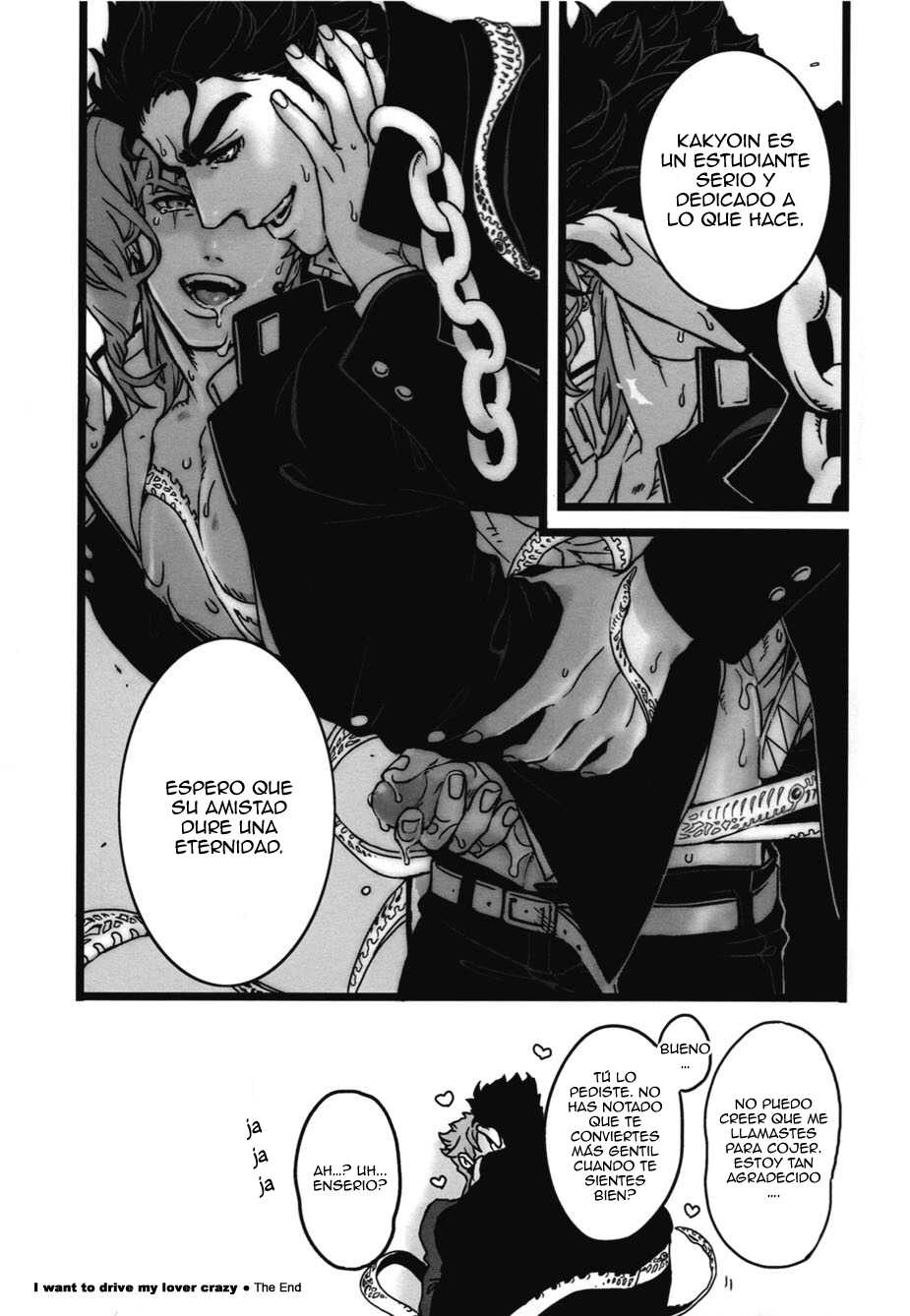 (Golden Stars 6) [Ondo (Nurunuru)] Koibito no Risei o kuzushitai | Quiero volver a mi amante loco de amor (JoJo's Bizarre Adventure) [Spanish] - Page 16