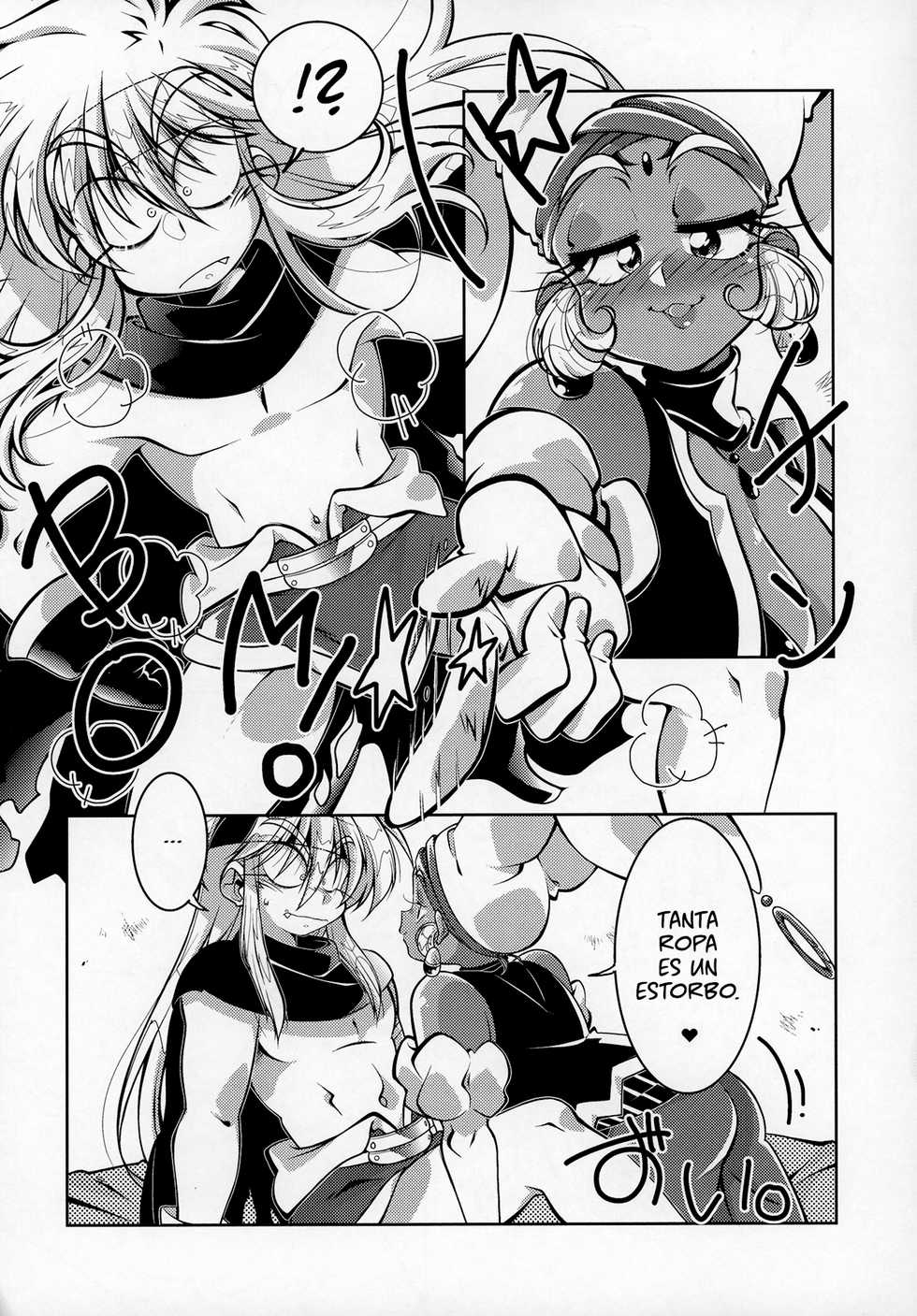 (C96) [RinRinDou (Suzusato Rinka)] Tokimeki wa Prism (Gokudo-kun Manyuuki) [Spanish] - Page 10