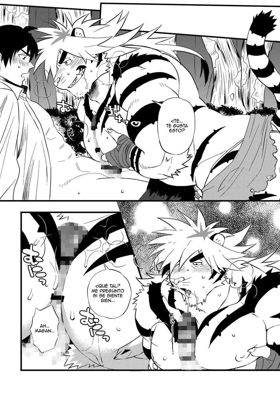 [O-MEGA (Ezaki Papiko)] Takeki Tora wa Mori de Hatsujou Suru (Tokyo Afterschool Summoners) [Spanish] [Rai] [Digital] - Page 7