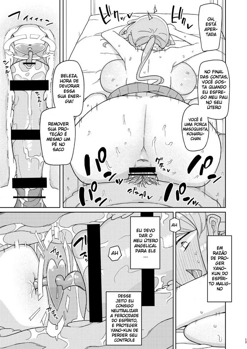 [Semimogura (Yoshiie)] Ore ga Ijimeteta Onna ga Henshin Heroine ni Natta node [Portuguese-BR] [DiegoVPR] [Digital] - Page 12